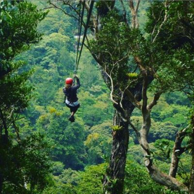 Ziplining
